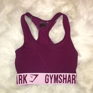 Plum gymshark sports bra